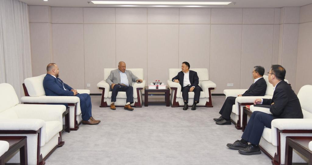 丁小林、趙啟會(huì)見(jiàn)埃及EGEMAC董事長(zhǎng)Medhat Ramadan先生一行